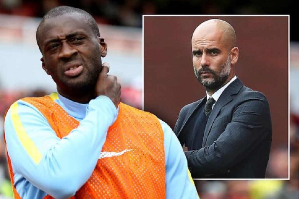 Yaya Touré Pep Guardiola Man City