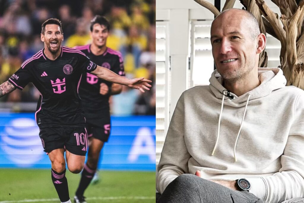 Arjen Robben Messi a créé un problème dans le football lorsqu'il a...