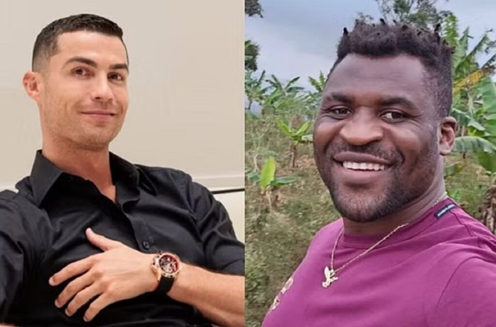 Francis Ngannou Cristiano Ronaldo