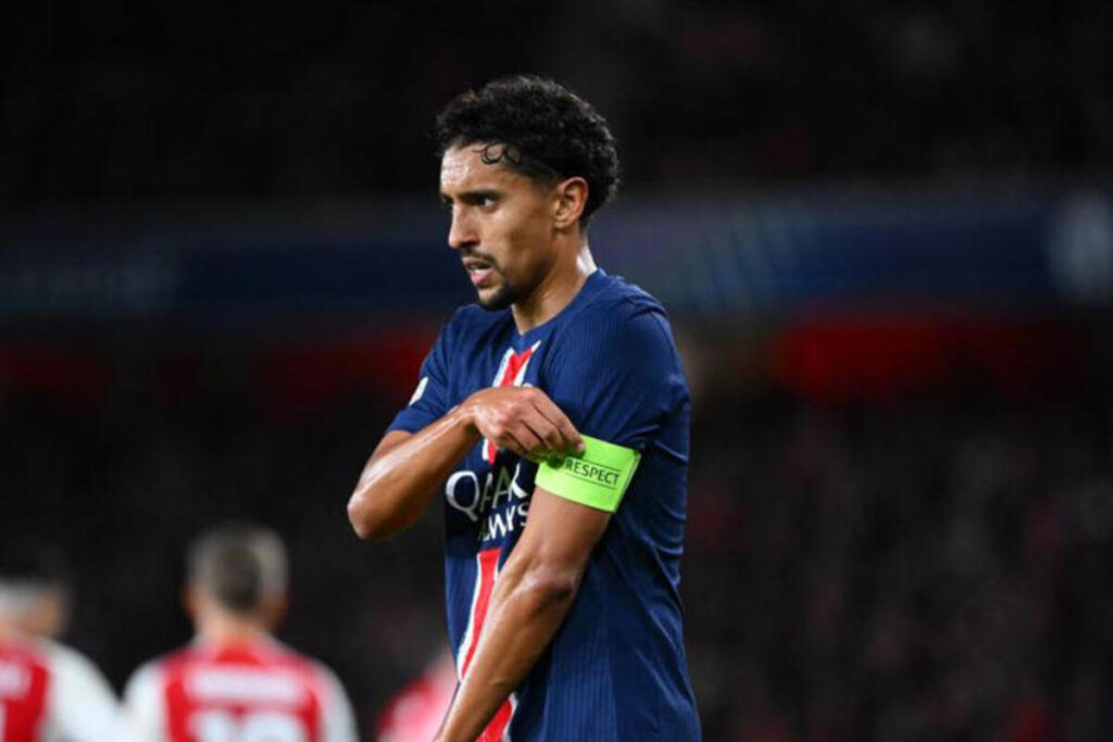 Ligue des champions : Marquinhos justifie la défaite du PSG face à Arsenal !