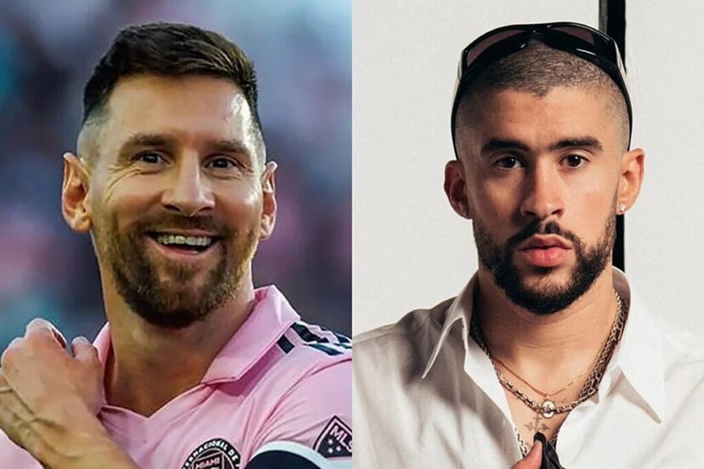 Lionel Messi et Bad Bunny