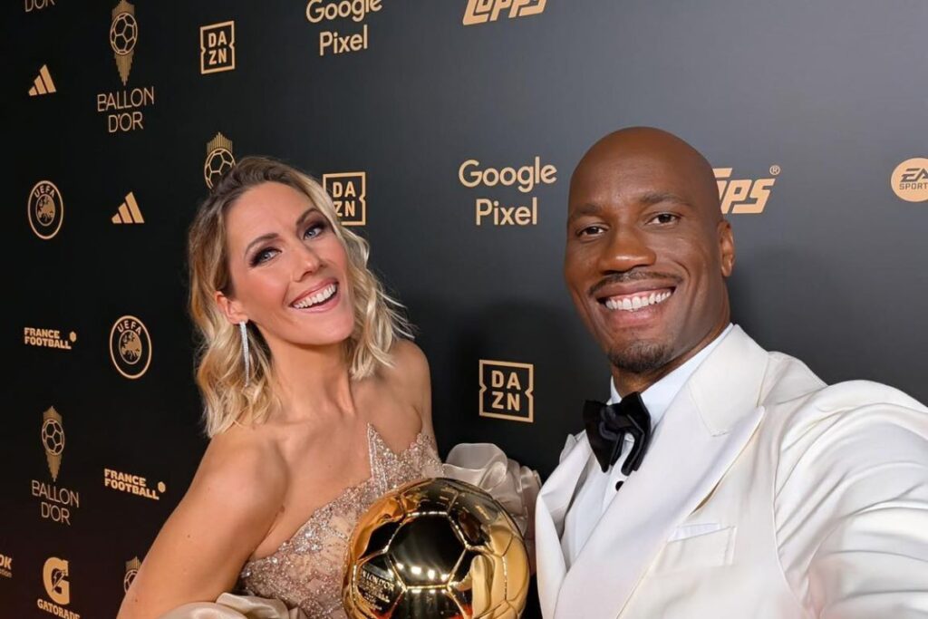 Didier Drogba Sandy Heribert Ballon d'Or 2024