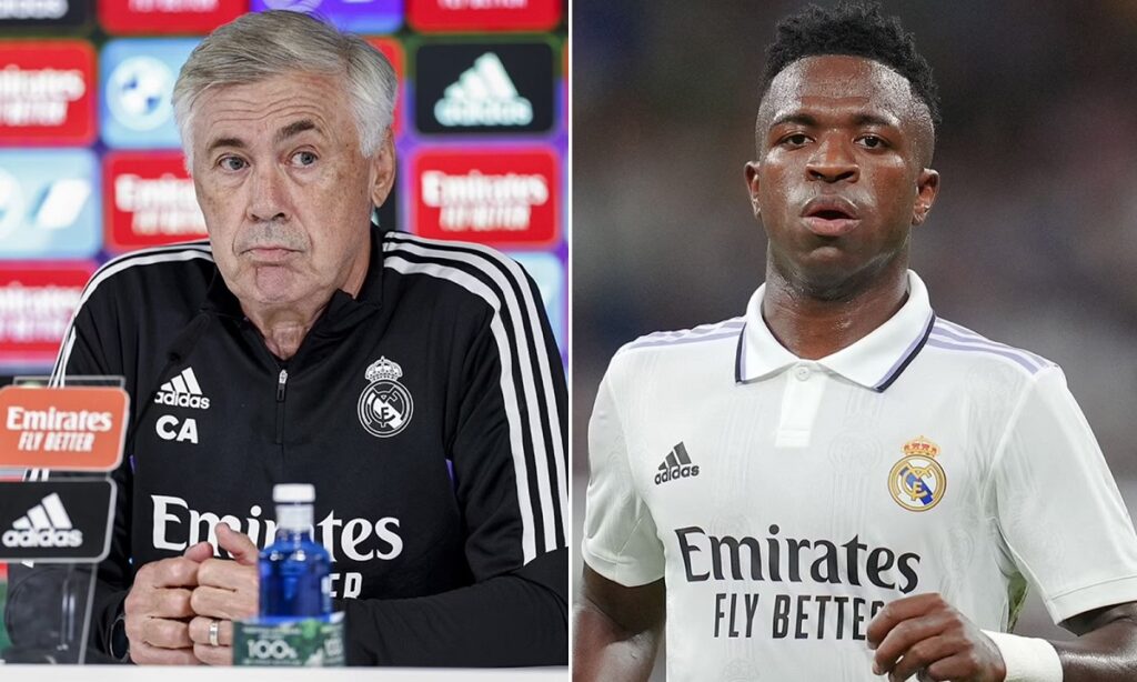 Vinicius Jr Carlo Ancelotti