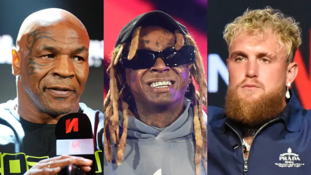 Mike Tyson Jake Paul Lil Wayne