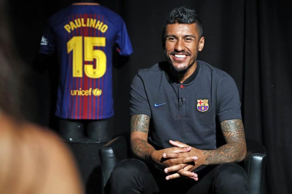 Paulinho J'ai signé à Barcelone après que Messi m'a dit...