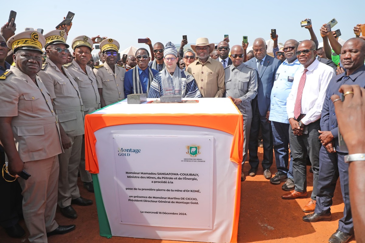 3 500 emplois, 500 milliards la Côte d'Ivoire pose enfin la première pierre de la plus grande mine d’or de l’histoire du pays