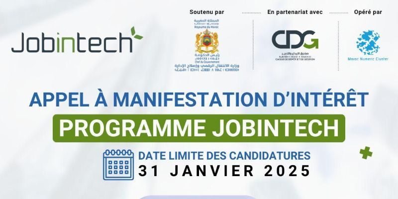 Appel à Manifestation d'intérêt au programme Jobintech