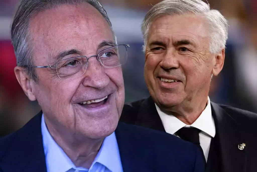 Carlo Ancelotti Florentino Pérez Real Madrid