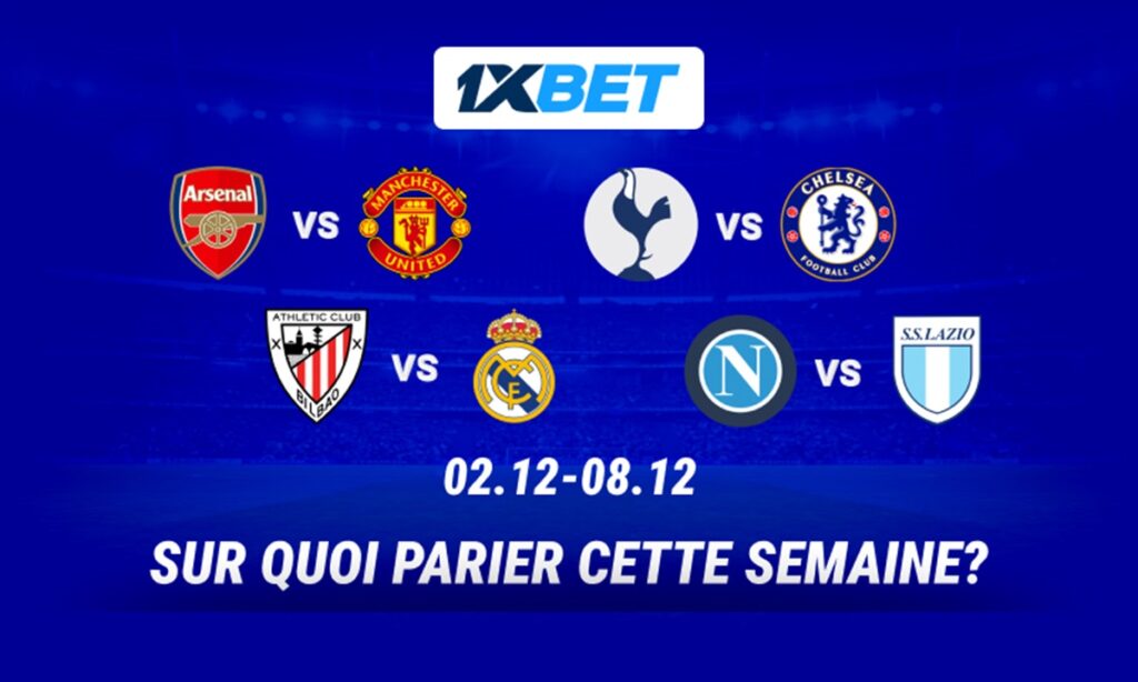 Crème du football européen choisissez vos favoris pour les matches de la première semaine de décembre