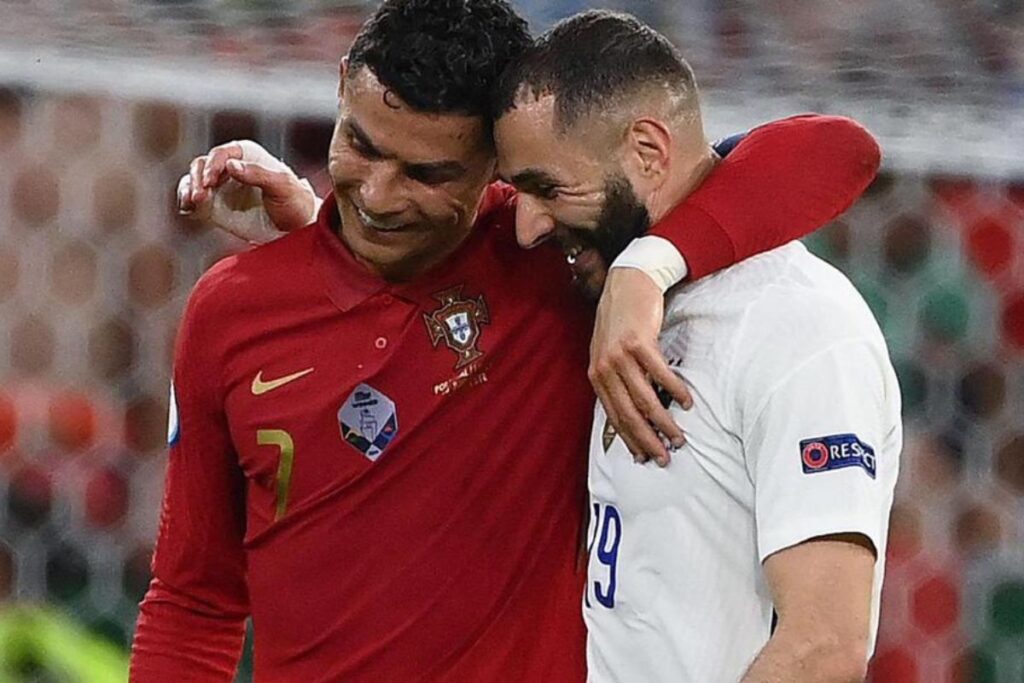 Cristiano et Benzema heureux pour la Coupe du Monde