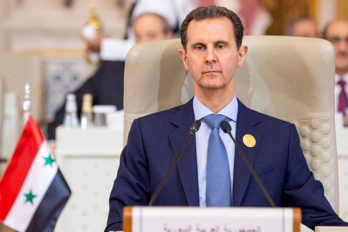 le président de la Syrie Bachar al-Assad, chassé par la guerre