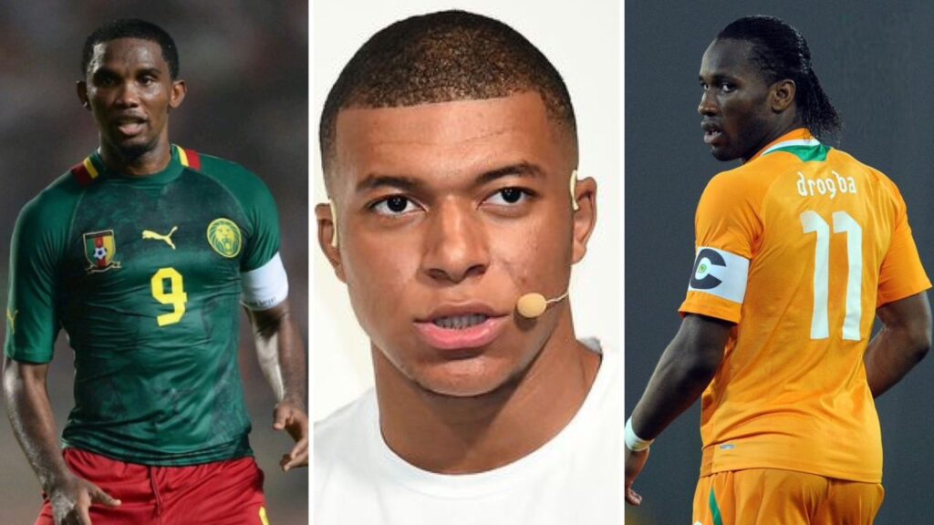 Kylian Mbappé Didier Drogba Samuel Eto'o