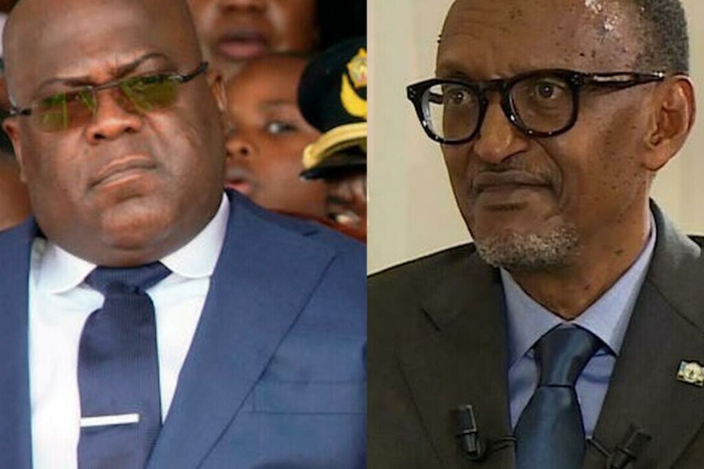 Paul Kagame et Félix Tshisekedi