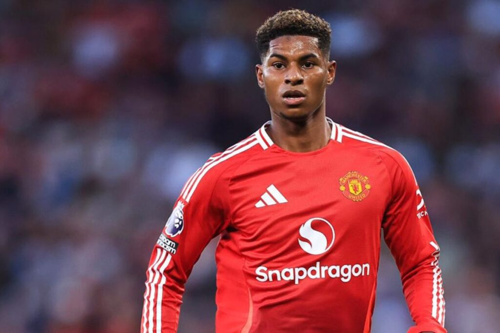 Marcus Rashford sous les couleurs de Manchester United