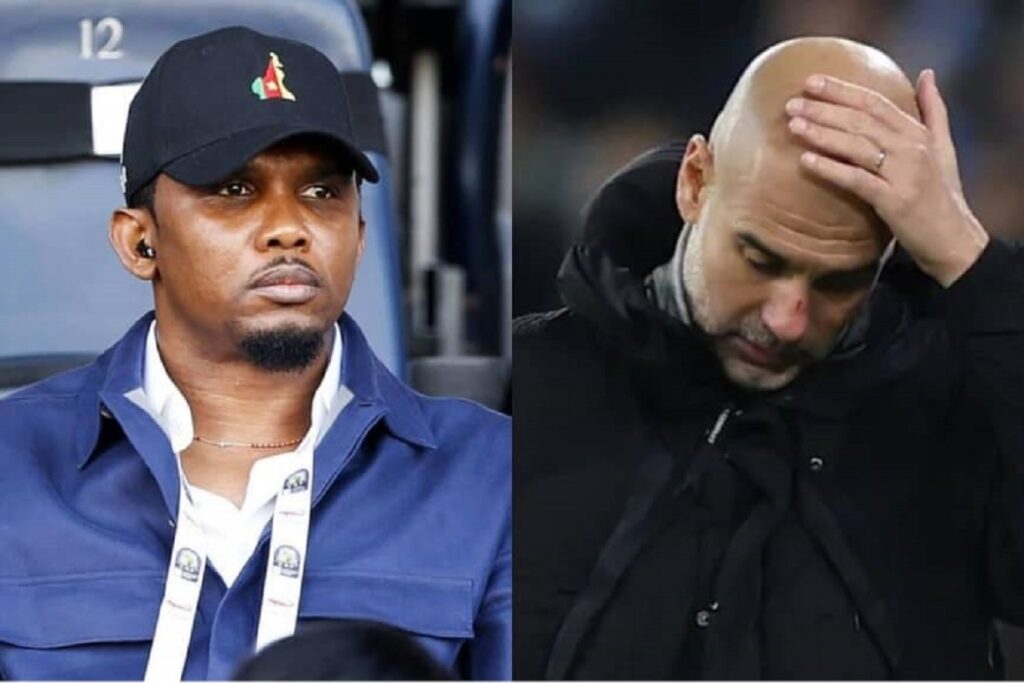 Samuel Eto'o Pep Guardiola