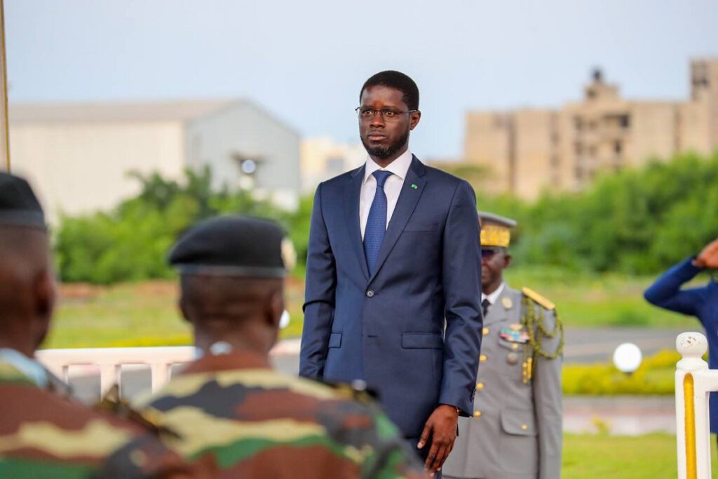 Président du Sénégal Bassirou Diomaye Faye