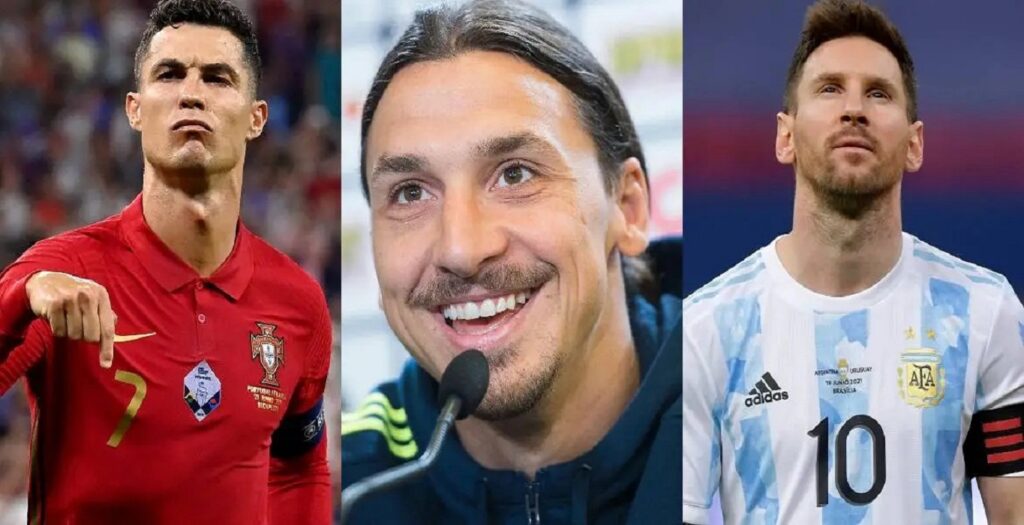 Zlatan Ibrahimović Cristiano Ronaldo Lionel Messi