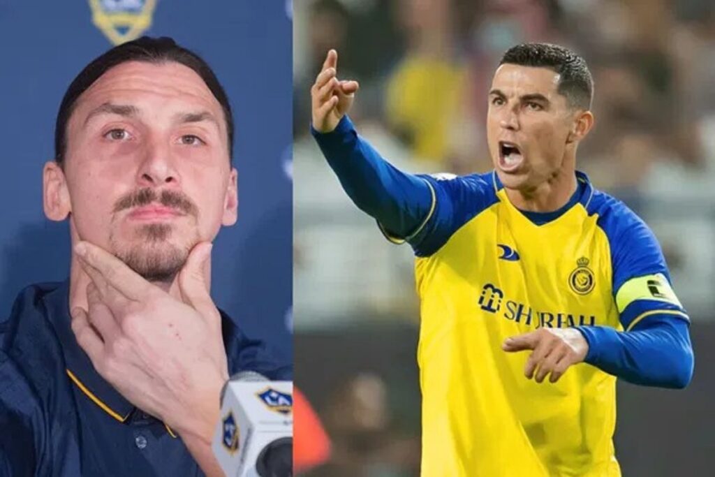 "Ibrahimovic était exubérant et avait une énorme personnalité, Cristiano Ronaldo est une..."