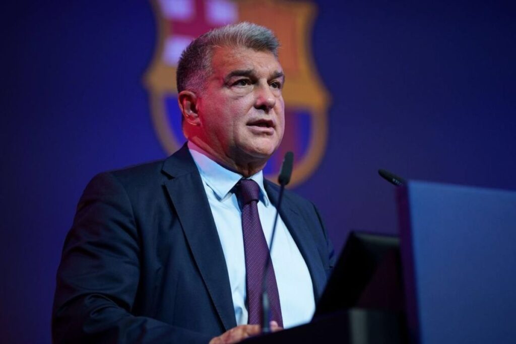 Barça Joan Laporta convoque la presse