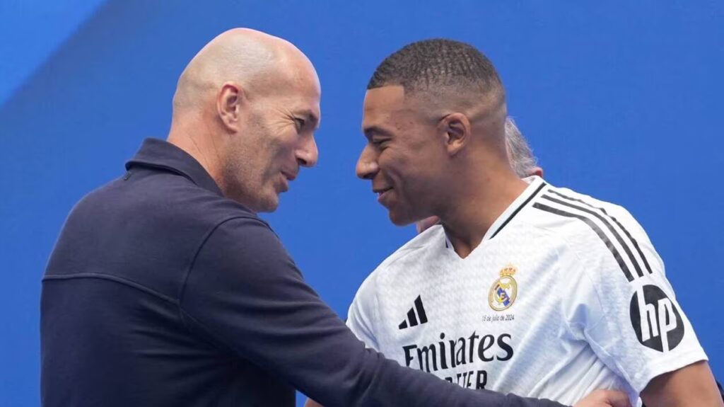 Zinedine Zidane Kylian Mbappé