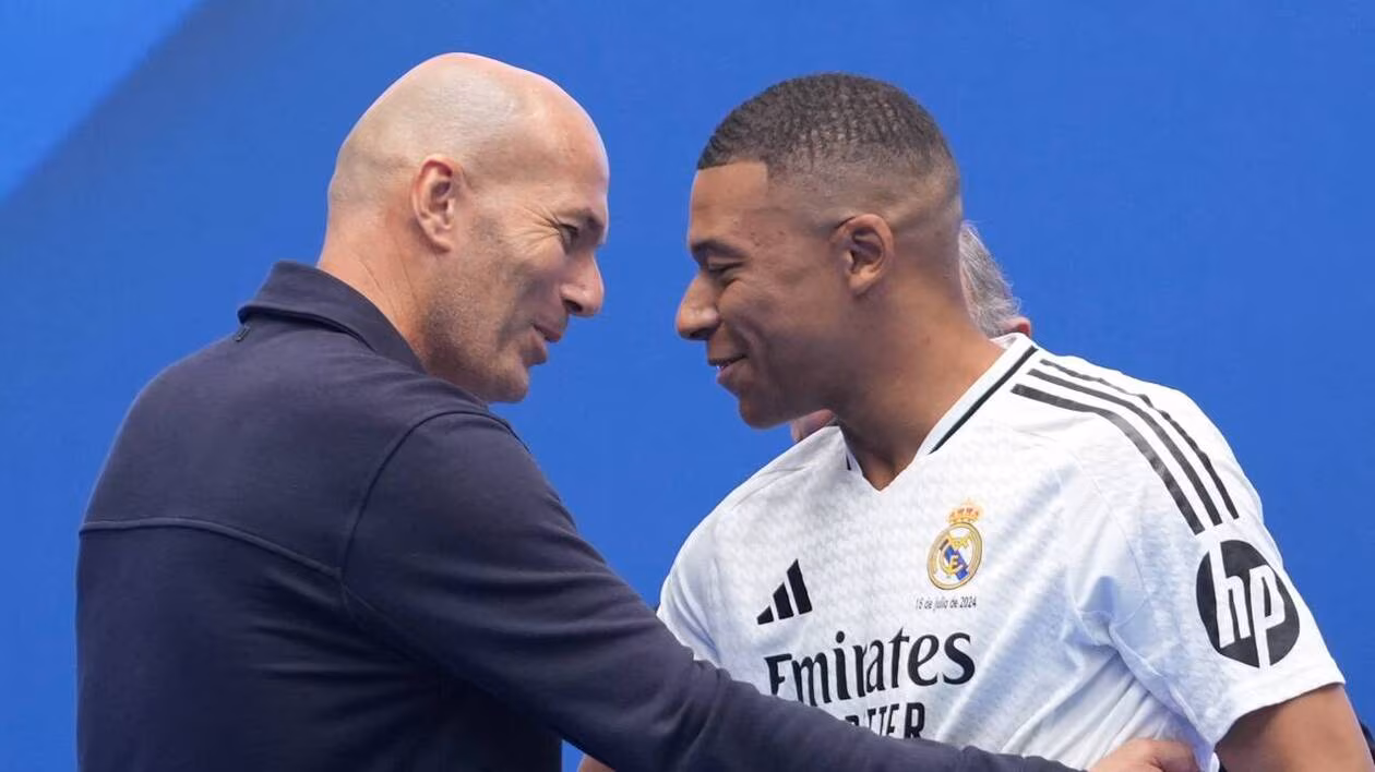 Zinedine Zidane Kylian Mbappé