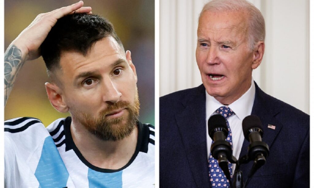 Lionel Messi Joe Biden