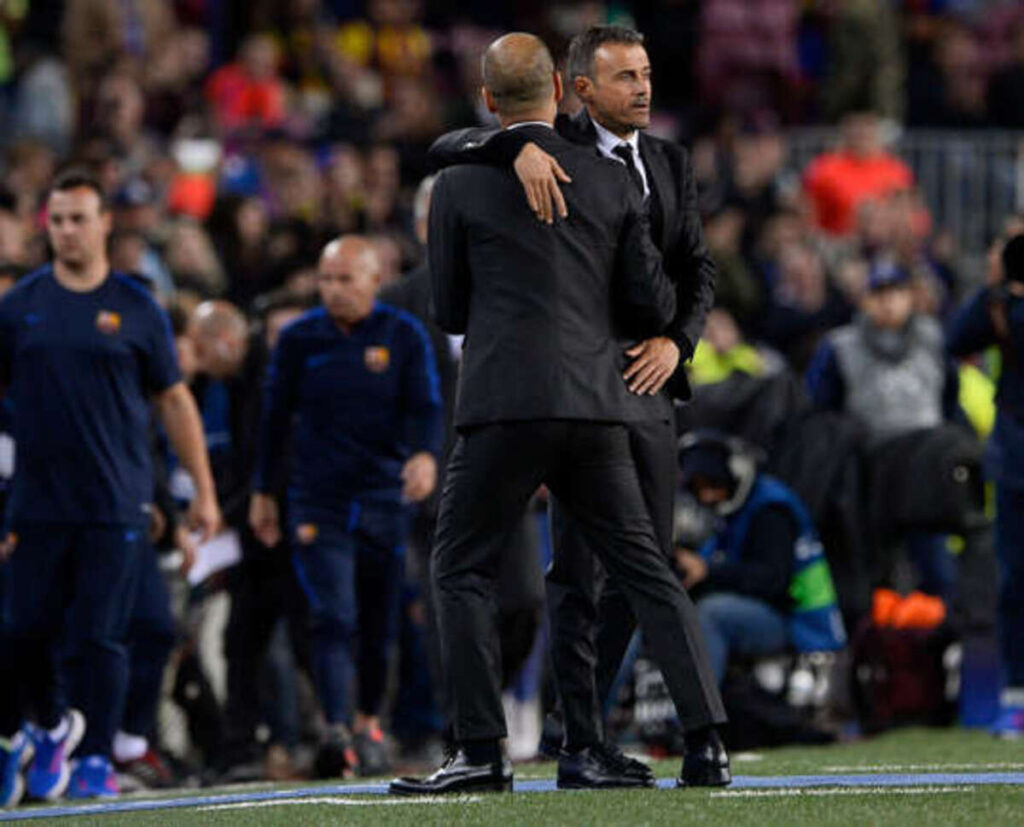 Luis Enrique : "Guardiola est un entraîneur différent ; C'est un..."