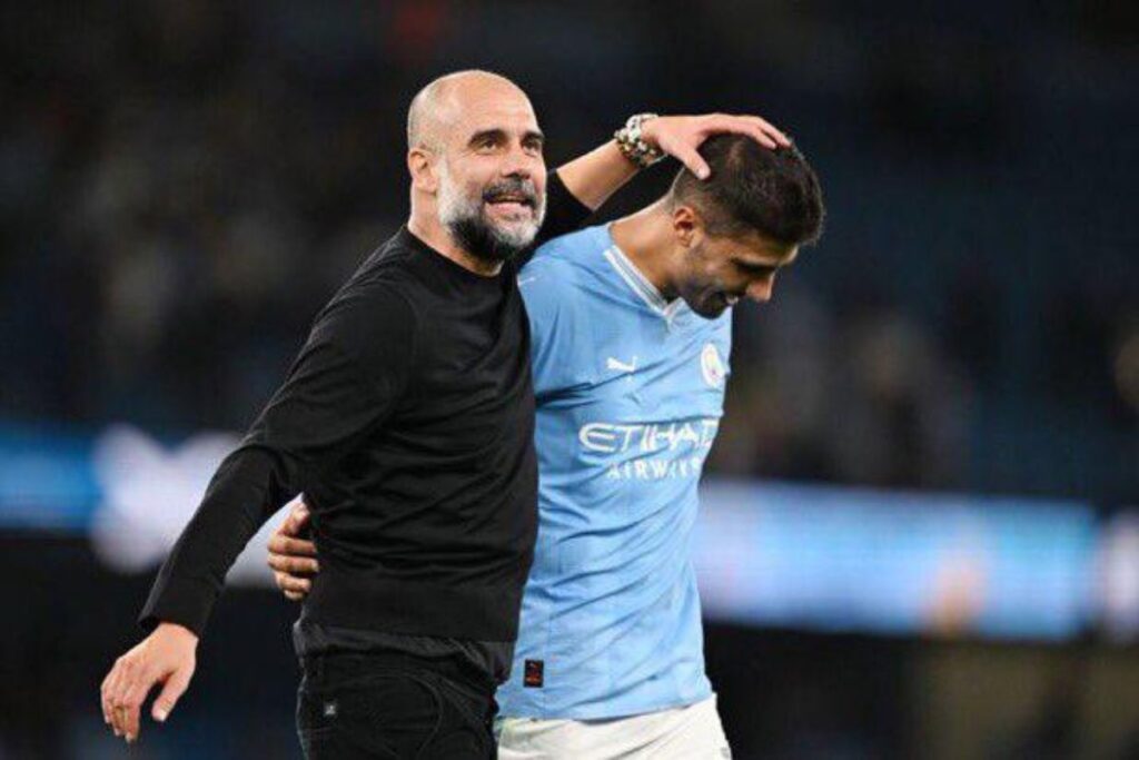 Man City Guardiola donne enfin des nouvelles de Rodri