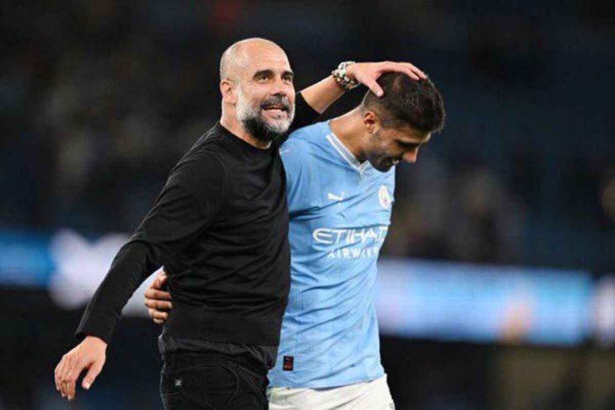 Pep Guardiola Rodri Man City Guardiola donne enfin des nouvelles de Rodri