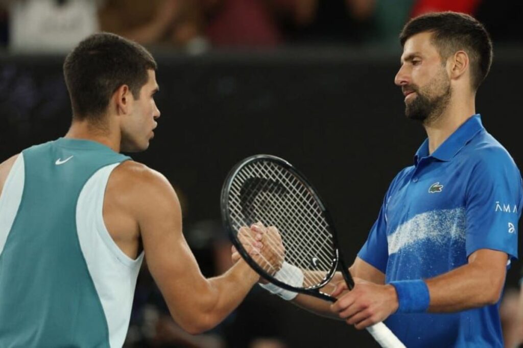 Novak Djokovic après sa victoire face à Alcaraz “Je l’ai vu… Il essayait de…”