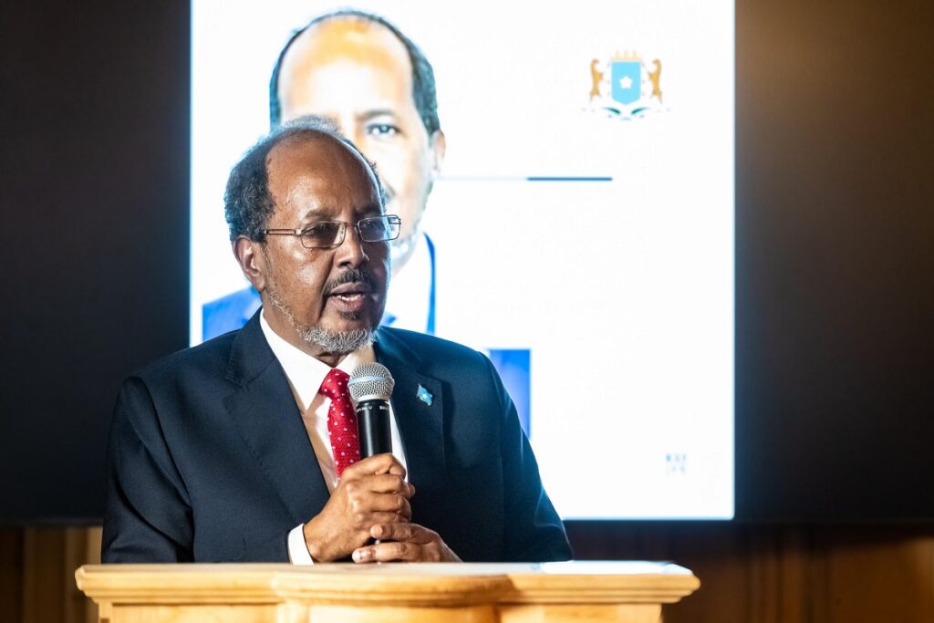 Président de la Somalie, Hassan Sheikh Mohamud,