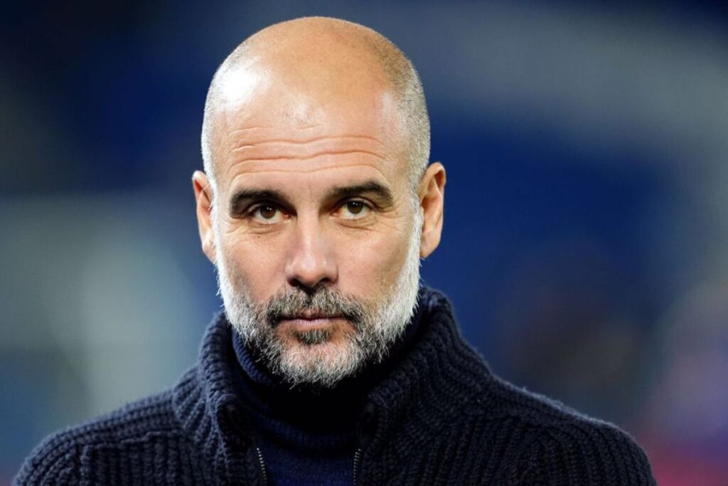 Man City staff Guardiola