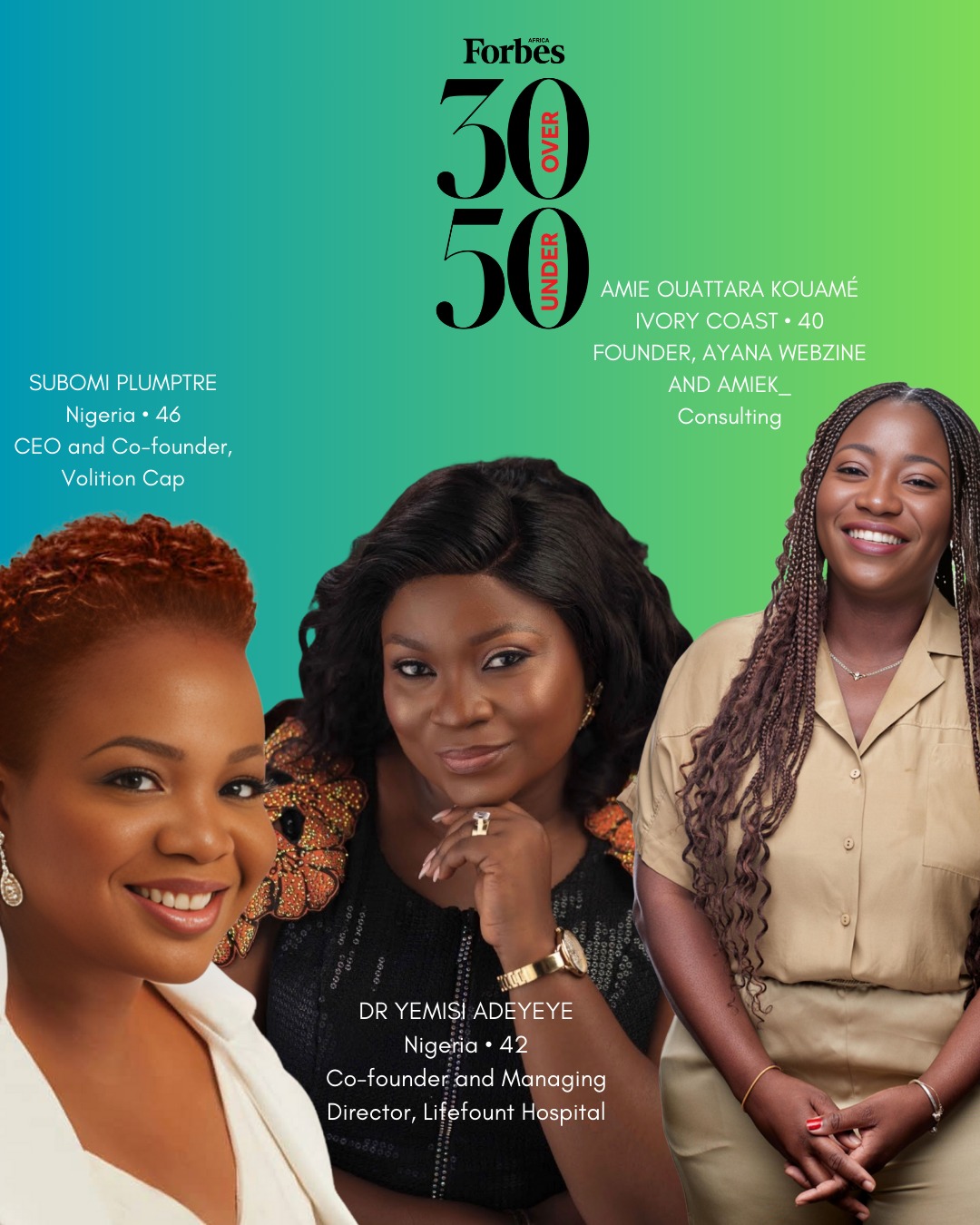 Cette Ivoirienne entre enfin dans le classement Forbes des 30 Under 50