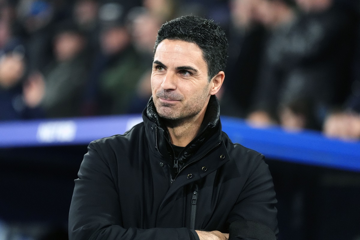 Mikel Arteta heureux