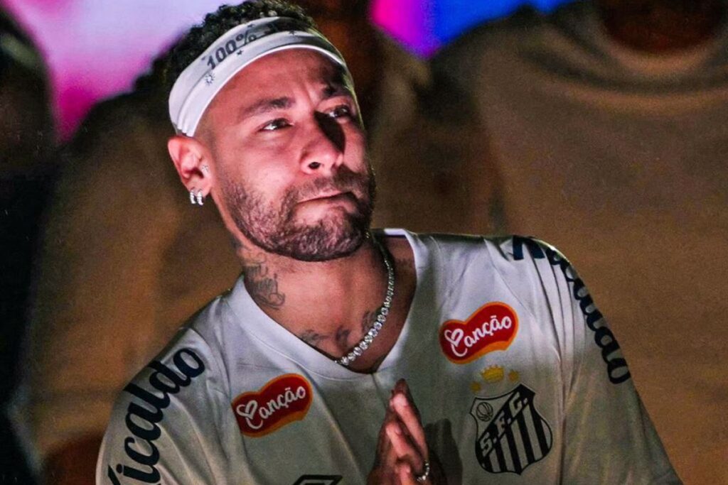 Neymar déjà en larmes à Santos