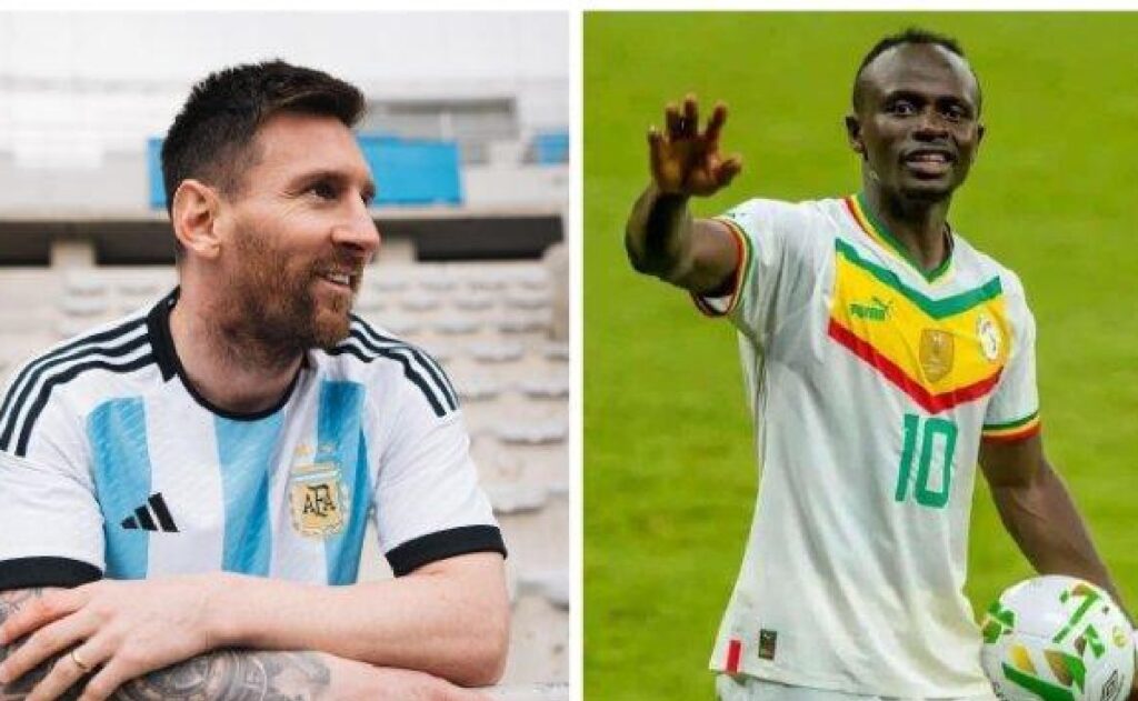 Sadio Mané Lionel Messi
