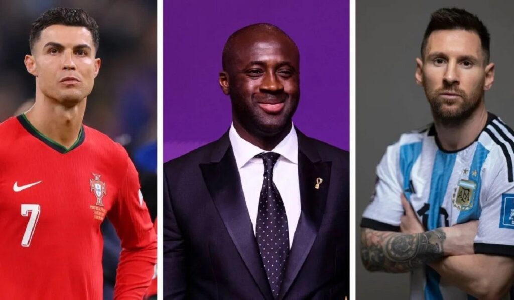 Yaya Touré Lionel Messi Cristiano Ronaldo