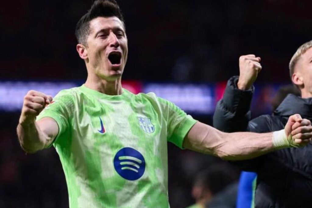 Barça Lewandowski égale un record fou de Messi et rentre dans l’histoire du club