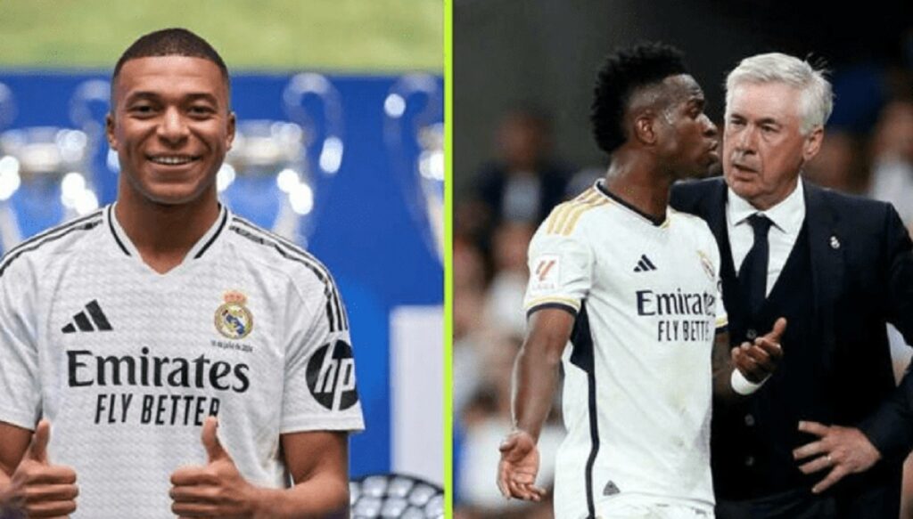 Carlo Ancelotti Mbappé Vinicius