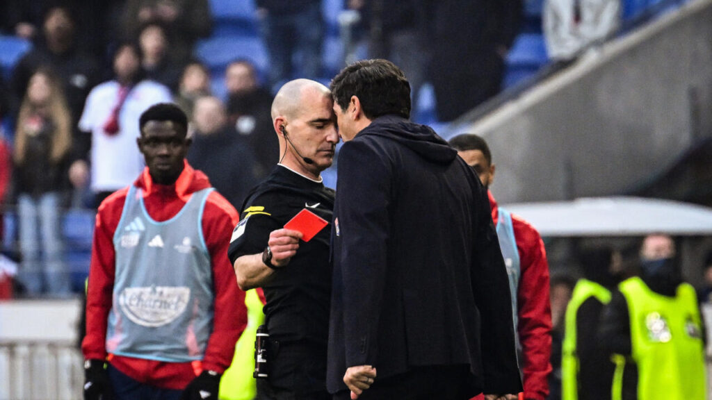 Ligue 1 descente aux enfers de Paulo Fonseca après un tête à tête avec l'arbitre