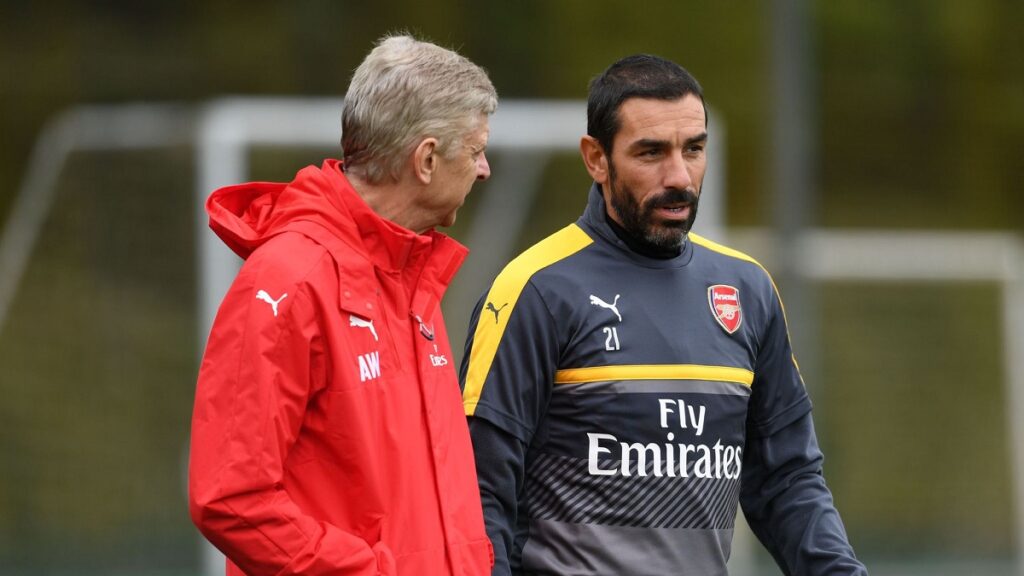 Robert Pires Arsène Wenger