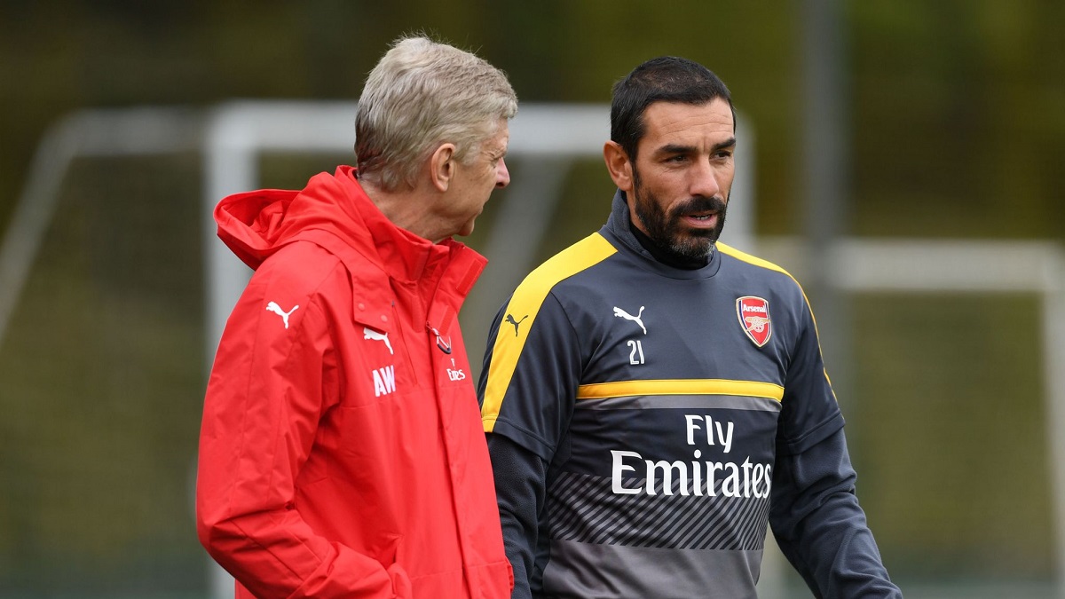 Robert Pires Arsène Wenger