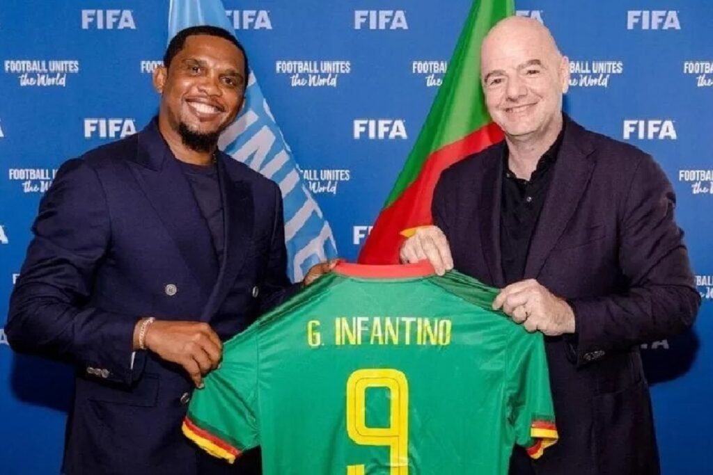 Samuel Eto’o Gianni Infantino