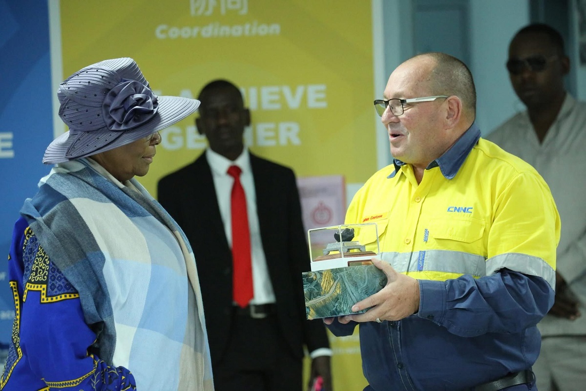 Présidente Netumbo Nandi-Ndaitwah en visite officielle à la mine d’uranium de Rössing
