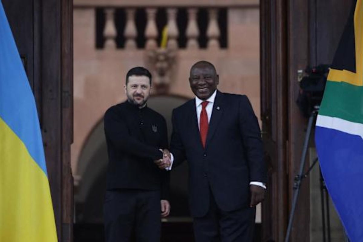 Afrique du Sud Cyril Ramaphosa Volodymyr Zelensky