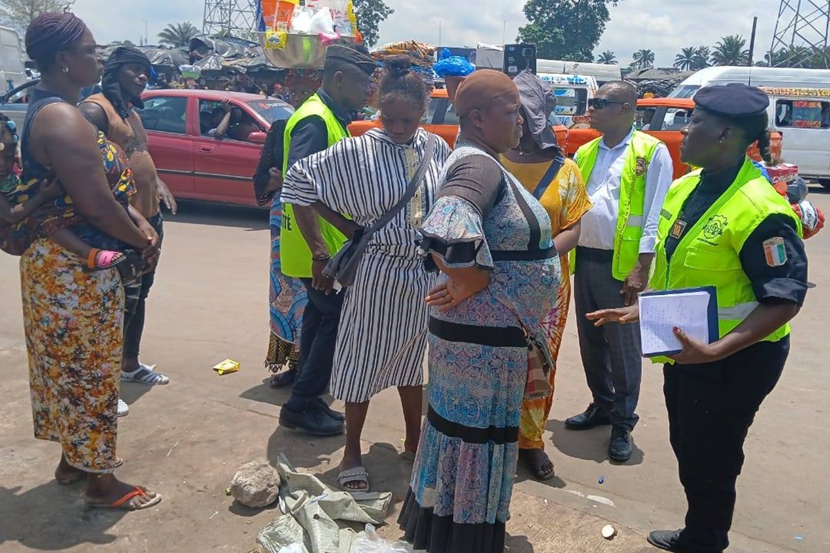 Côte d'Ivoire la brigade de salubrité et des nuisances sonores débarque à Yopougon