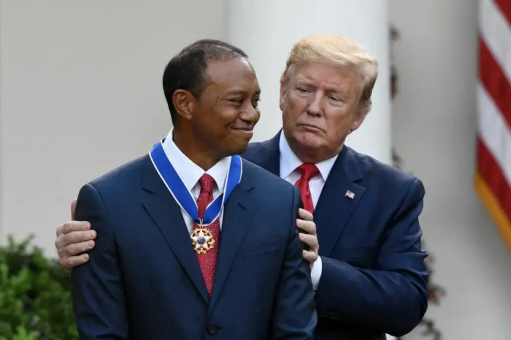 Donald Trump : l’avis franche du président américain sur l’union entre Tiger Woods et son ex-belle fille