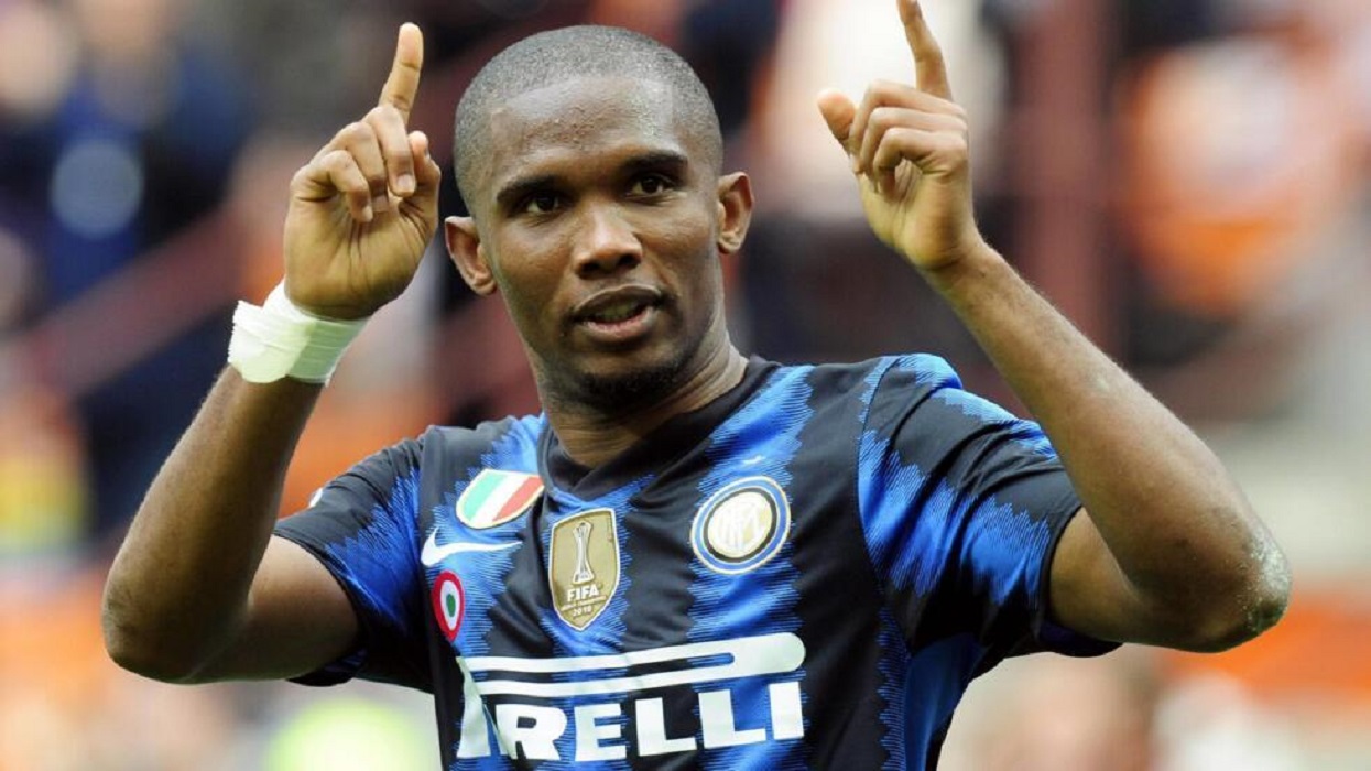 Samuel Eto'o Sneijder Inter Milan