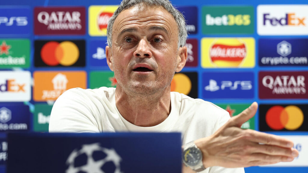 Luis Enrique PSG Arsenal