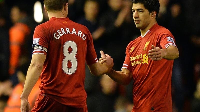 Luis Suarez Arsenal Gerrard